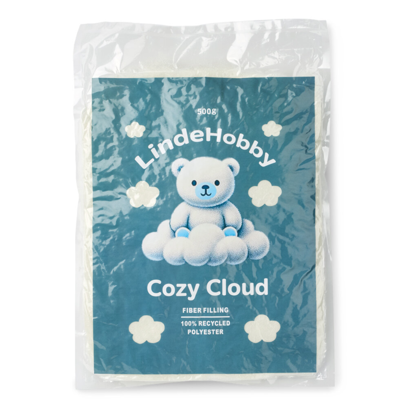 LindeHobby Cozy Cloud Recycled Fiber Filling 500 g