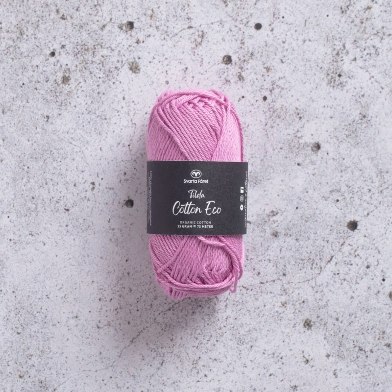 Svarta Fåret Tilda Cotton Eco 248 Super pink