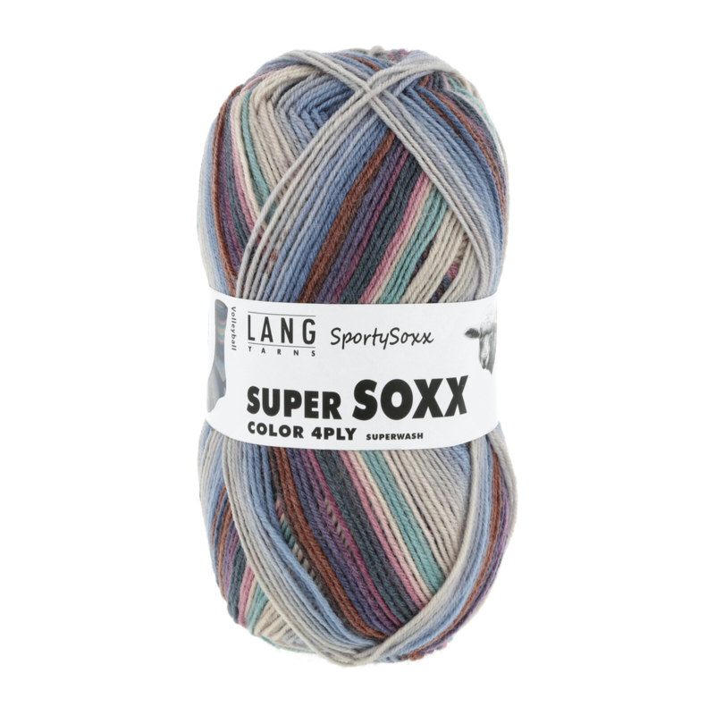 Lang Yarns Super Soxx Color 4-ply 504