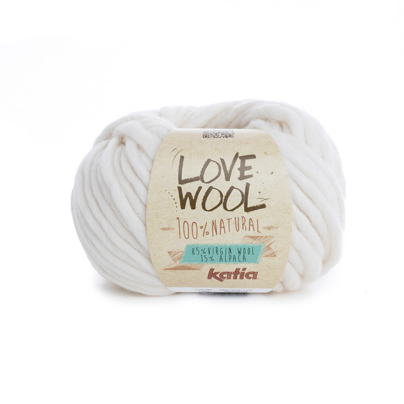 Katia Love Wool 100 Ecru