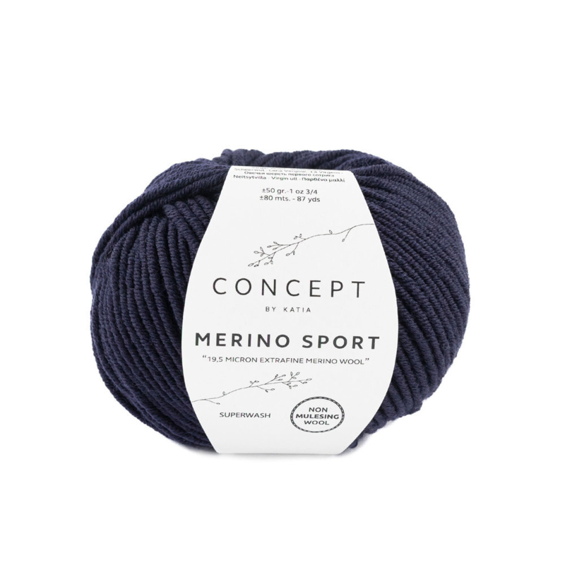 Katia Concept Merino Sport 005 Dark blue