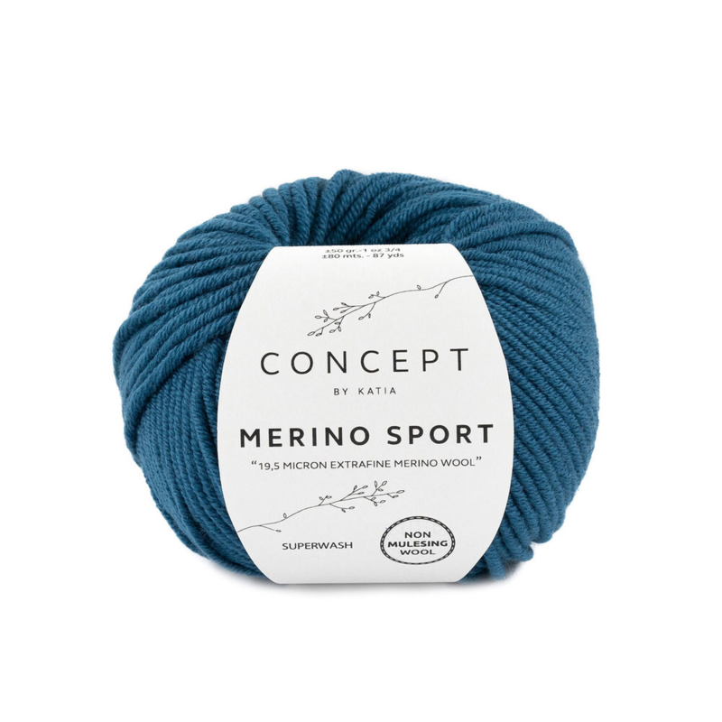 Katia Concept Merino Sport 033 Dark turquoise