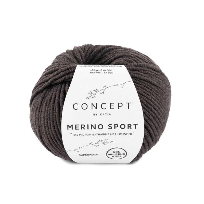 Katia Concept Merino Sport 064 Dark brown