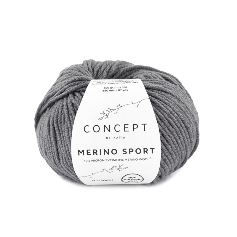 Katia Concept Merino Sport 011 Dark gray