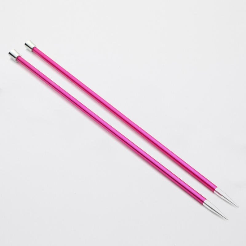 KnitPro Zing Single Pointed Needles Set 30 cm / 12" 5.00 mm