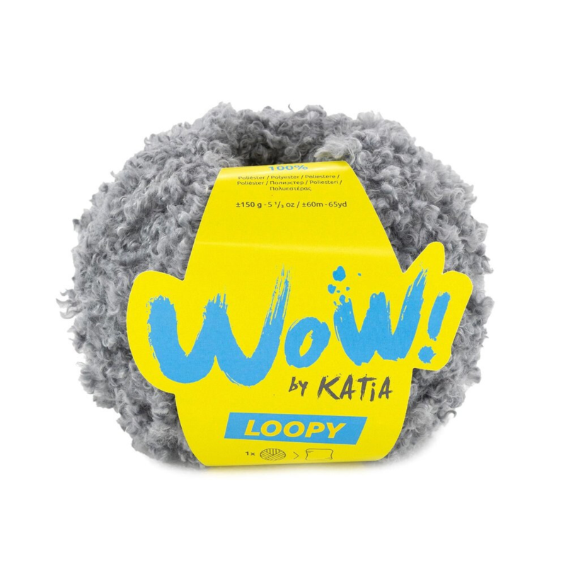 Katia Wow Loopy 154 Medium Grey