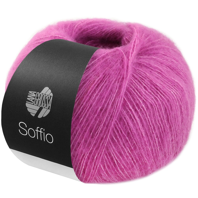 Lana Grossa Soffio 02 Fuchsia