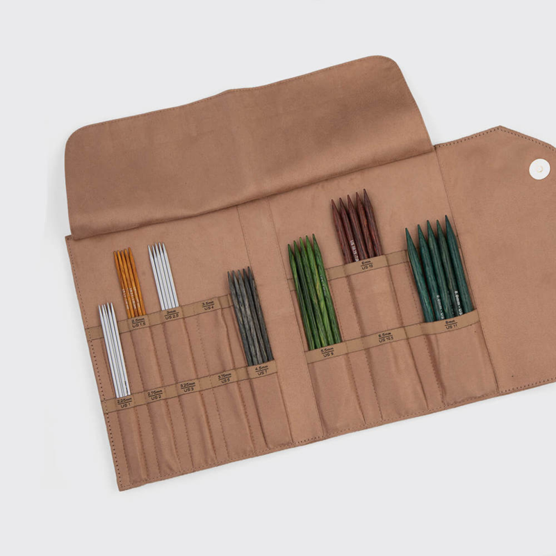 KnitPro Double Point Needle Case Clay Collection