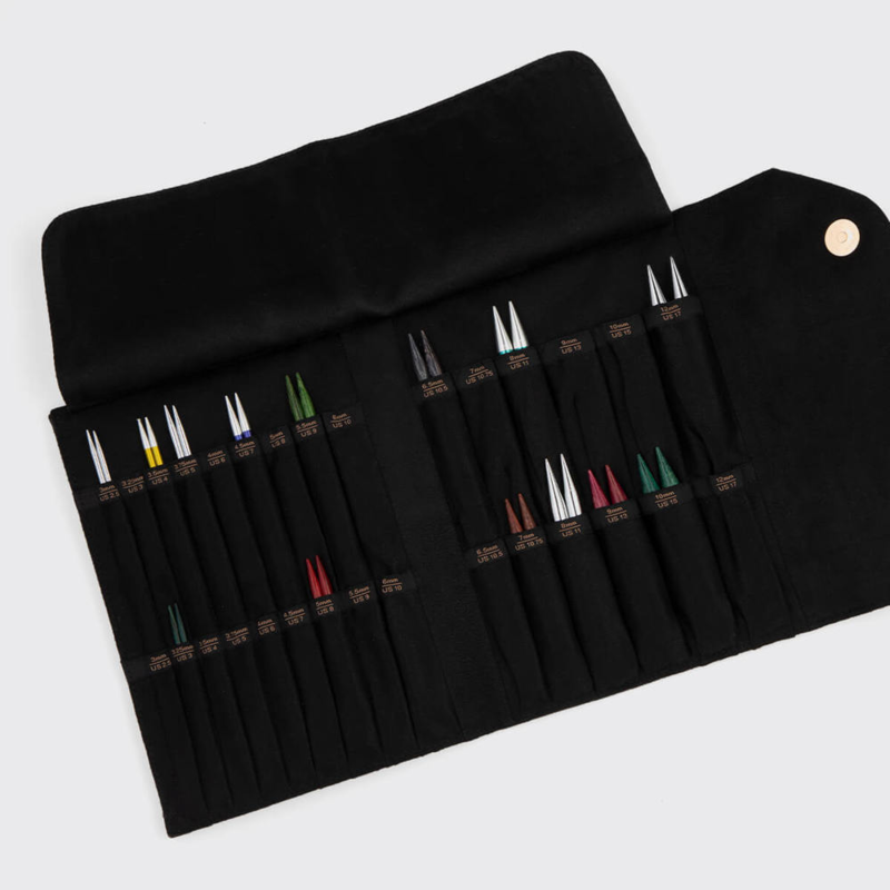 KnitPro Interchangeable Circular Needle Case Coal Collection