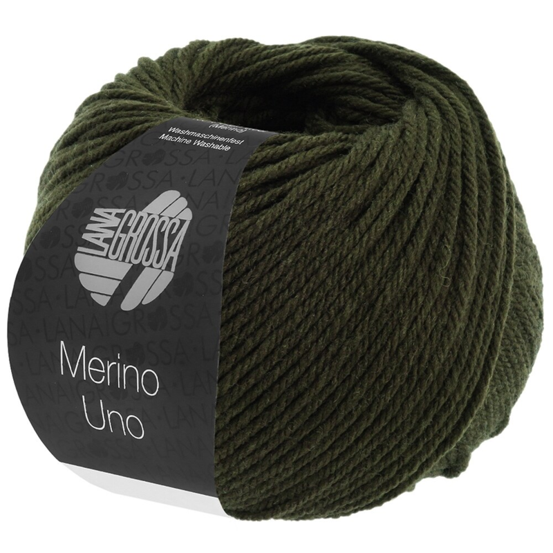 Lana Grossa Merino Uno 72 Black-Green