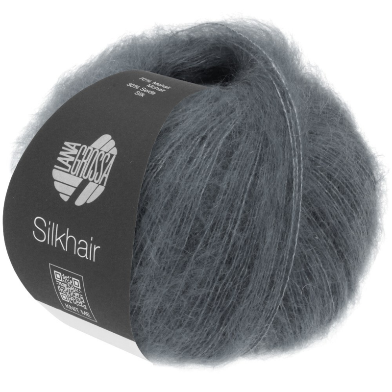 Lana Grossa Silkhair 012 Dark Grey