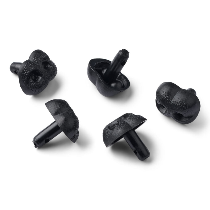 HobbyArts Safety Nose, Black 5 pcs 18 mm