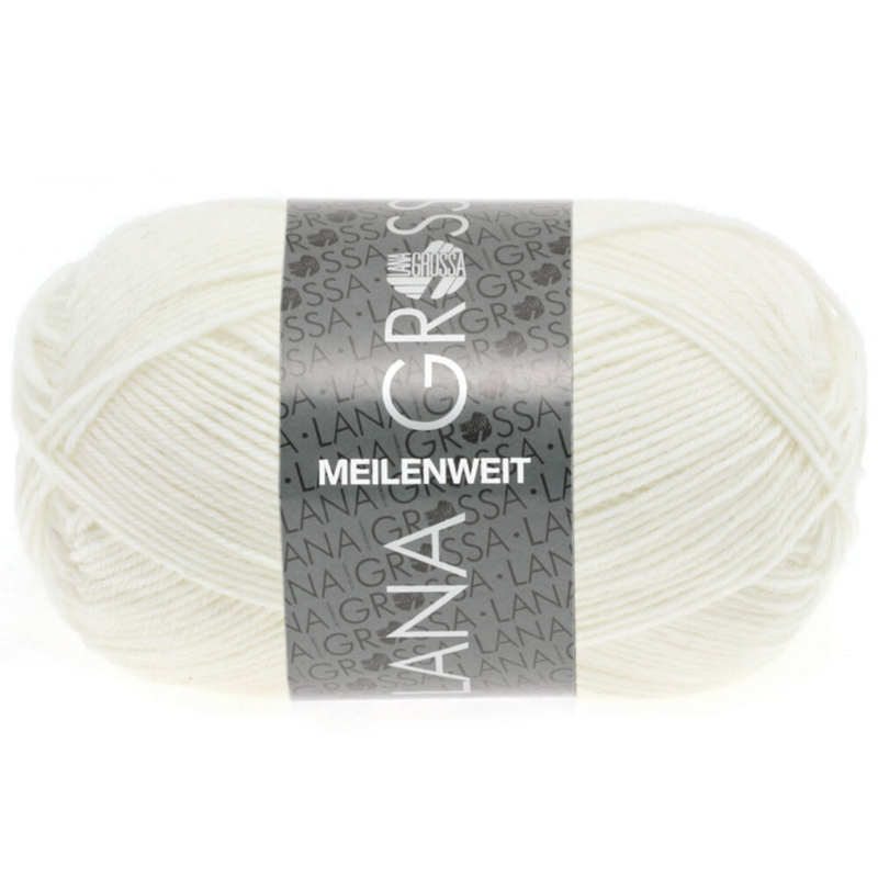 Lana Grossa Meilenweit 50 1101 White