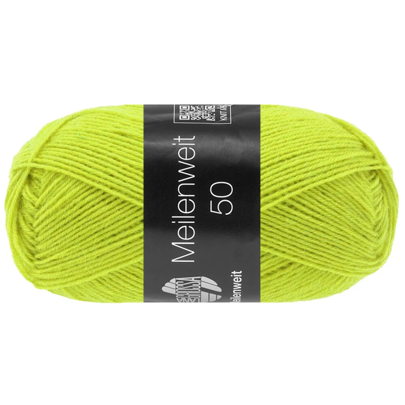 Lana Grossa Meilenweit 50 1425 Lime green