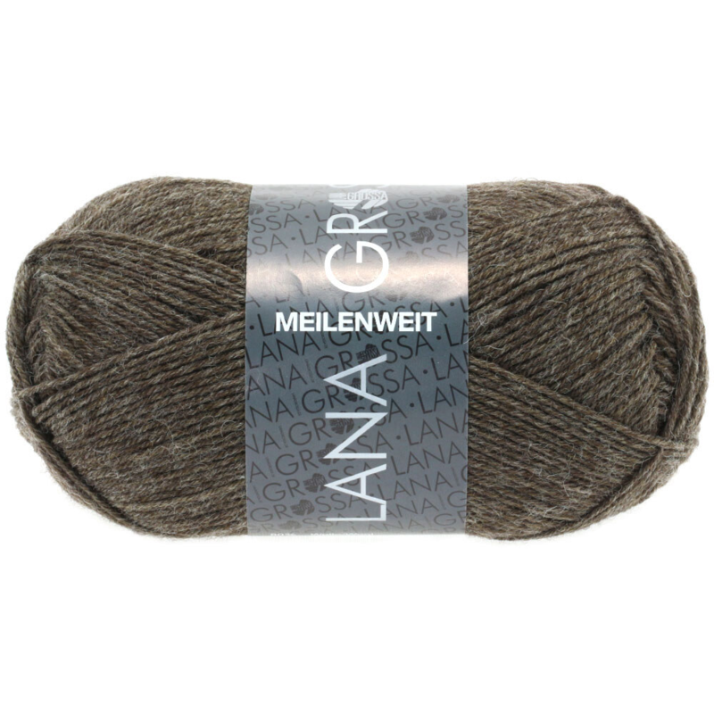 Lana Grossa Meilenweit 50 1305 Grey brown