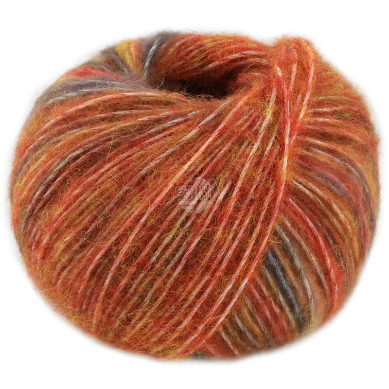 Lana Grossa Picasso 11 Rust/Ochre/Brown/Khaki/Copper red