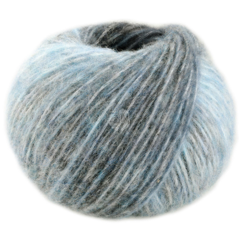 Lana Grossa Picasso 04 Anthracite/Dark gray/Light gray/Light turquoise/Gray blue