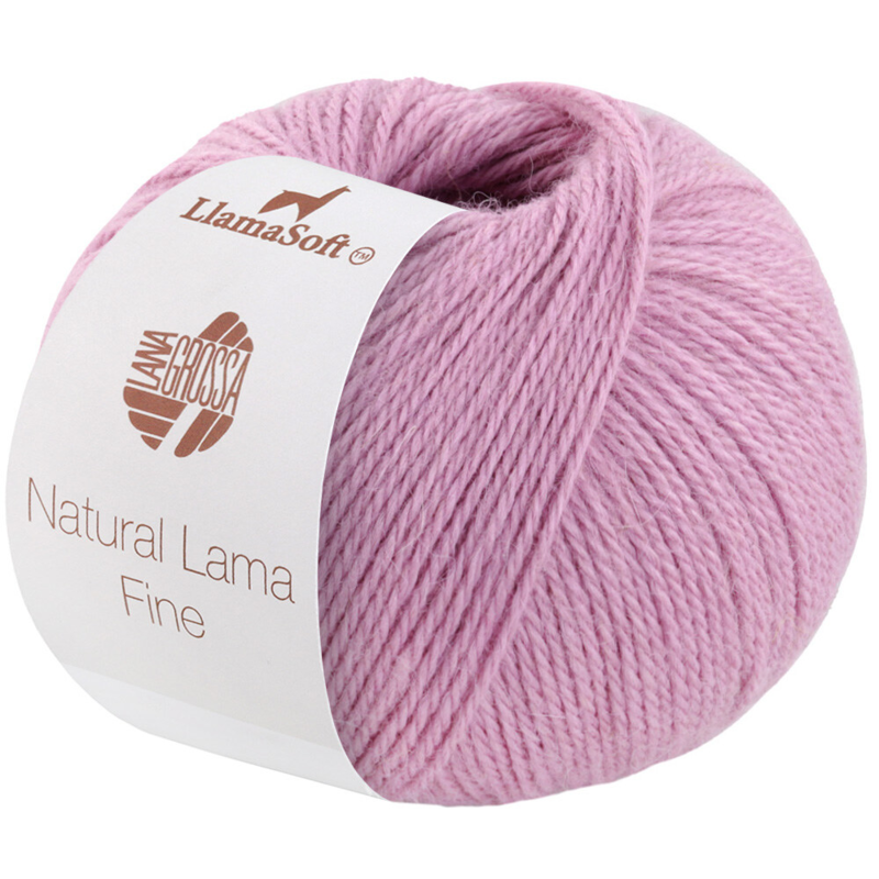 Lana Grossa Natural Lama Fine 102 Lilac pink