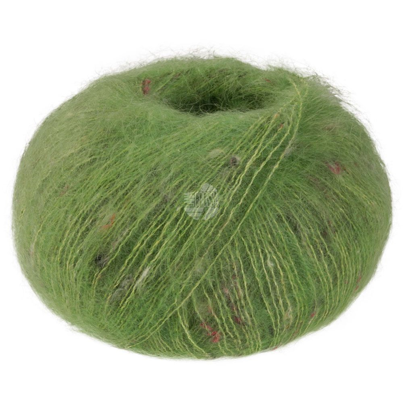 Lana Grossa Natural Superkid Tweed 633 Apple green