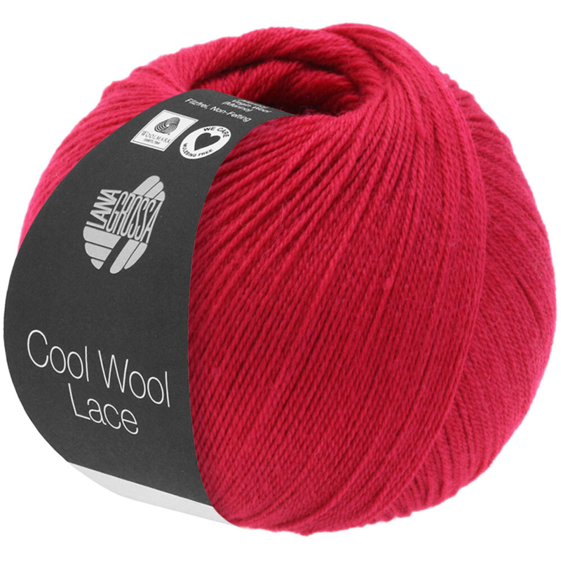 Lana Grossa Cool Wool Lace 51 Red