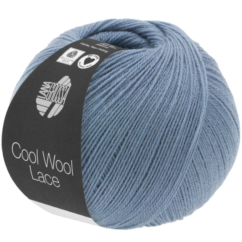 Lana Grossa Cool Wool Lace 02 Dove Blue