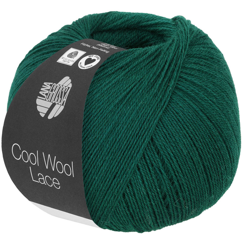 Lana Grossa Cool Wool Lace 42 Dark Green