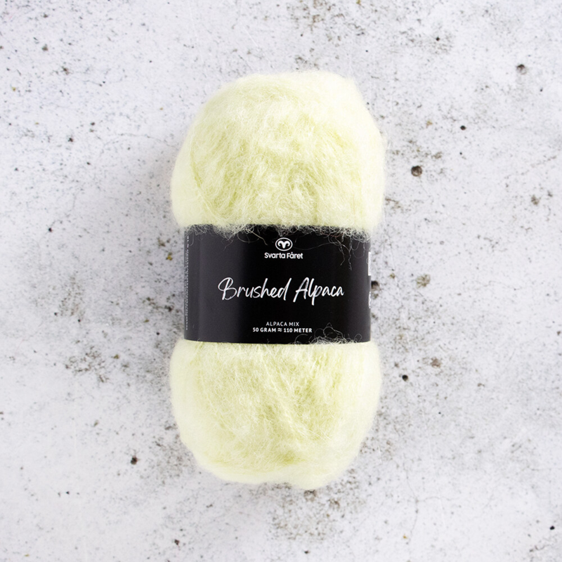 Svarta Fåret Brushed Alpaca 005 Lemon Sorbet