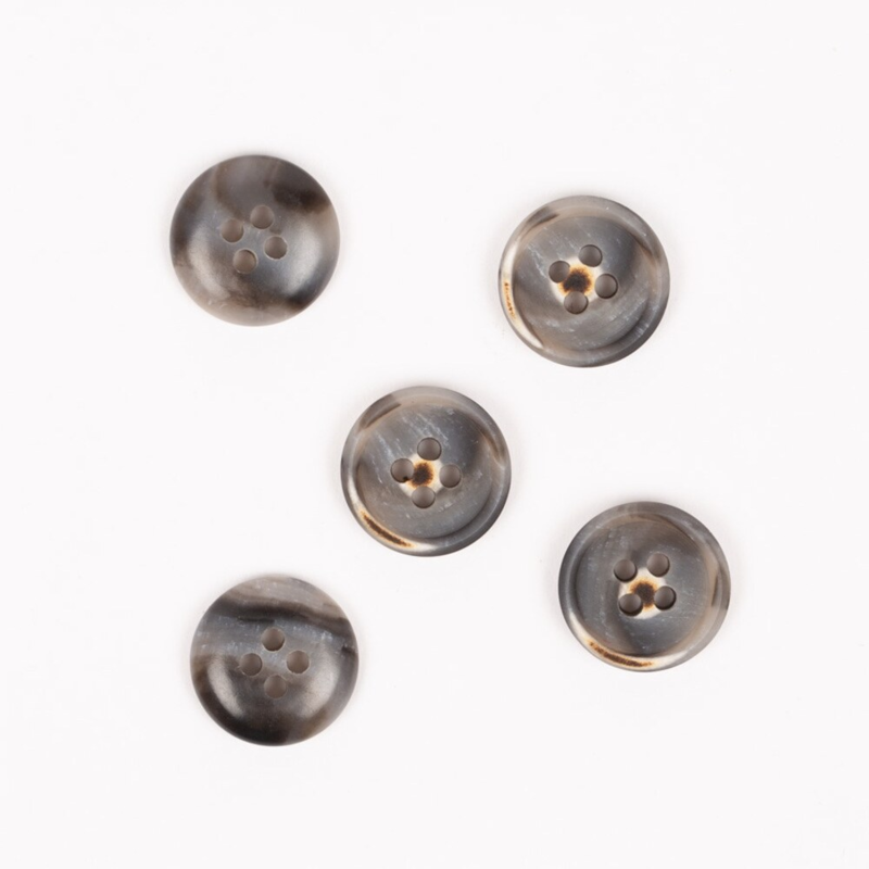 DROPS Imitated Wood (Mocha), Button, 15 mm (No. 701)