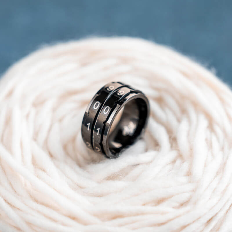 KnitPro Black Row Counter Ring