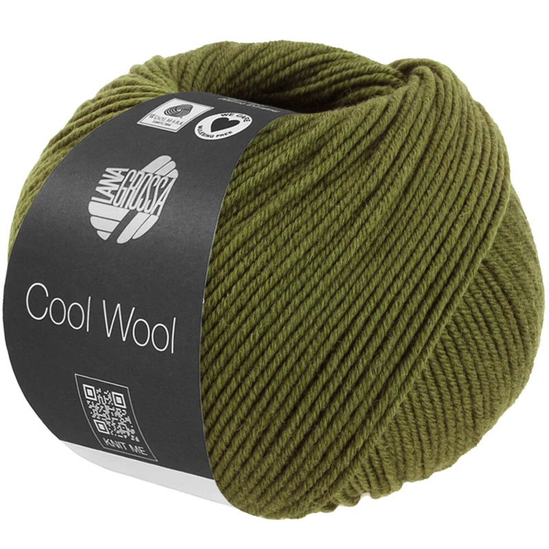Lana Grossa Cool Wool Mélange 1506 Olive heather