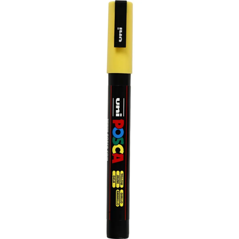 Posca Marker, 0.9-1.3 mm, 1 pc. Yellow