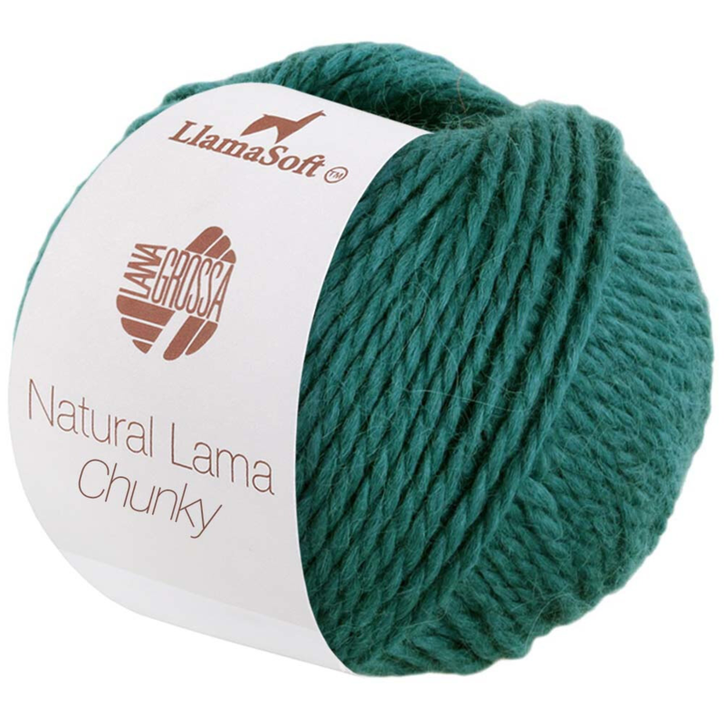 Natural Lama Chunky 07 Turquoise blue