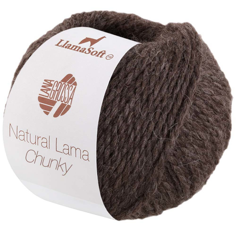 Natural Lama Chunky 14 Gray brown