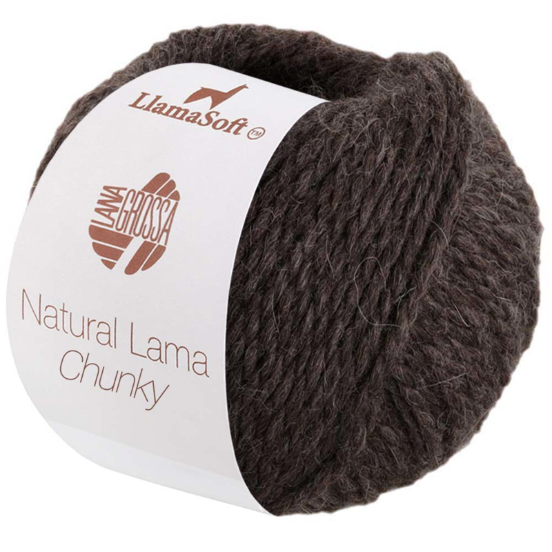 Natural Lama Chunky 15 Black brown