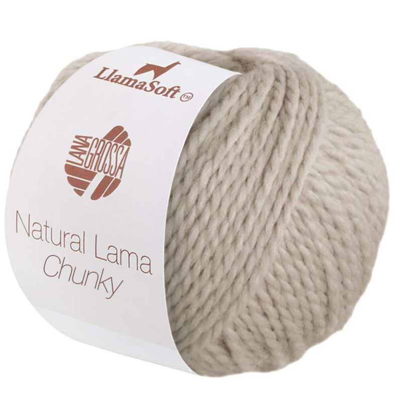 Natural Lama Chunky 12 Gray beige