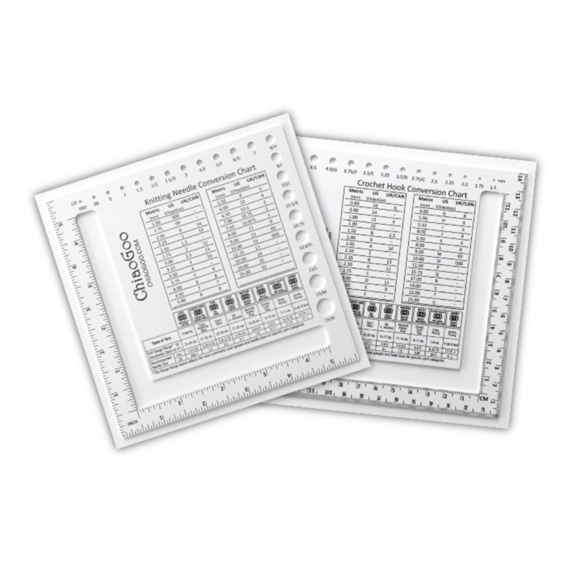 ChiaoGoo Knitting and Crochet Chart, 5.5 x 5.5 inches