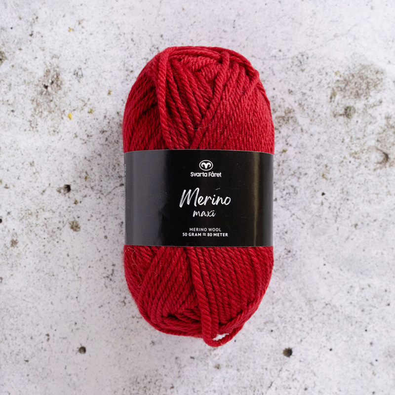 Svarta Fåret Merino Maxi 21 Ruby Rapture