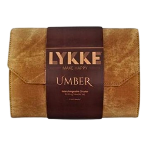 LYKKE Interchangeable Circular Needle Set Umber, Tan, 5"