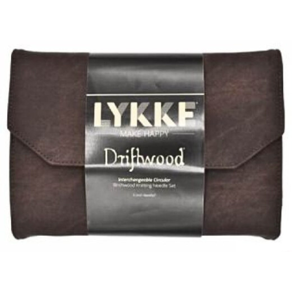 LYKKE Interchangeable Circular Needle Set Driftwood, Brown, 5"