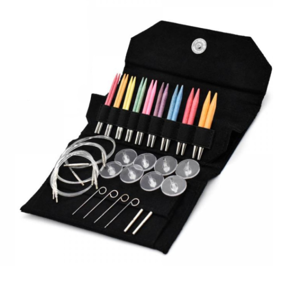 LYKKE Interchangeable Circular Needle Set Colour, Black, 3.5"