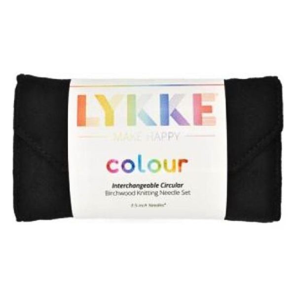 LYKKE Interchangeable Circular Needle Set Colour, Black, 3.5"