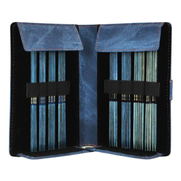 LYKKE Double-Pointed Needle Set Indigo, Azure Blue, 6" (US 0-5)