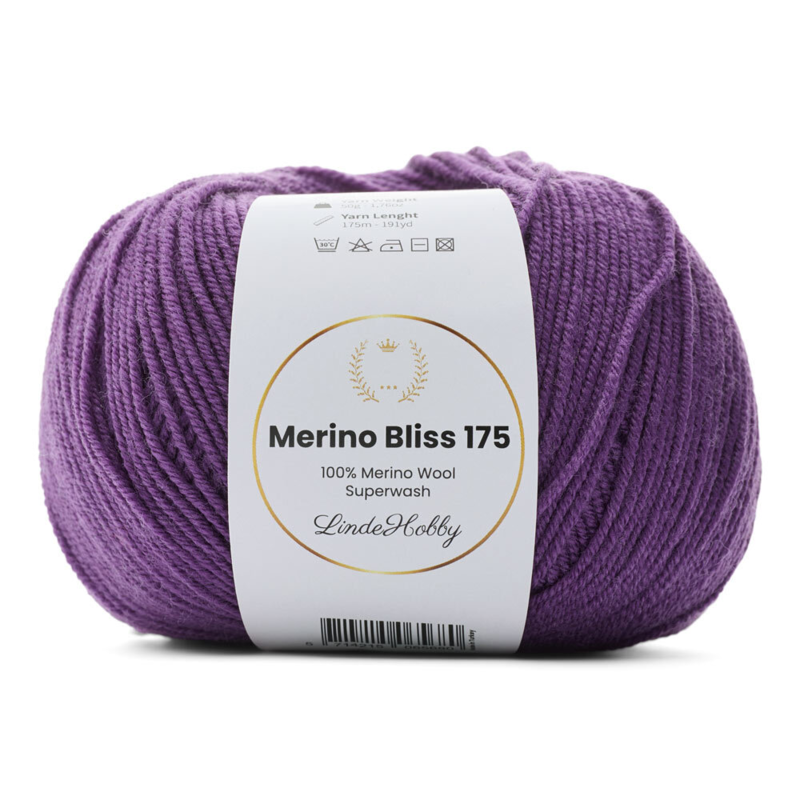 LindeHobby Merino Bliss 175 33 Violet Dream