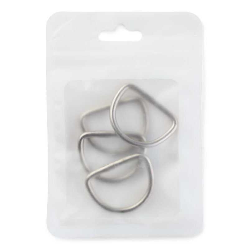 LindeHobby D-rings, 3x25 mm, 4 pcs