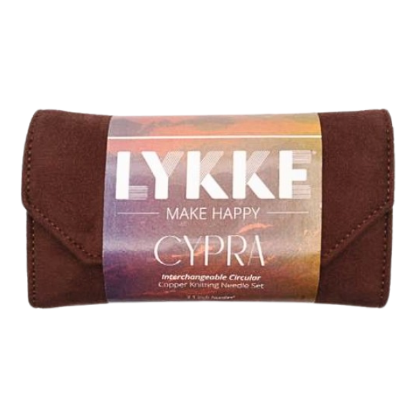 LYKKE Interchangeable Circular Needle Set Cypra, Brown, 3.5"