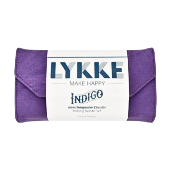 LYKKE Interchangeable Circular Needle Set Indigo, Violet, 3.5"