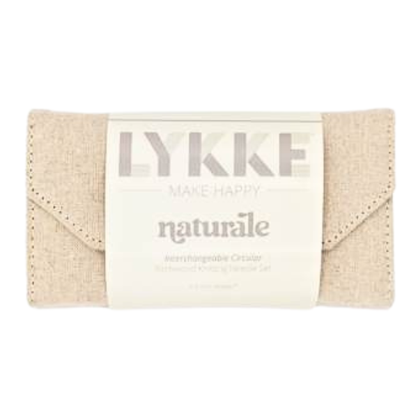 LYKKE Interchangeable Circular Needle Set Naturale, Beige, 3.5"