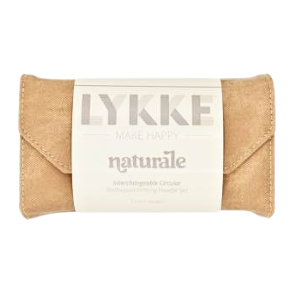 LYKKE Interchangeable Circular Needle Set Naturale, Tan, 3.5"
