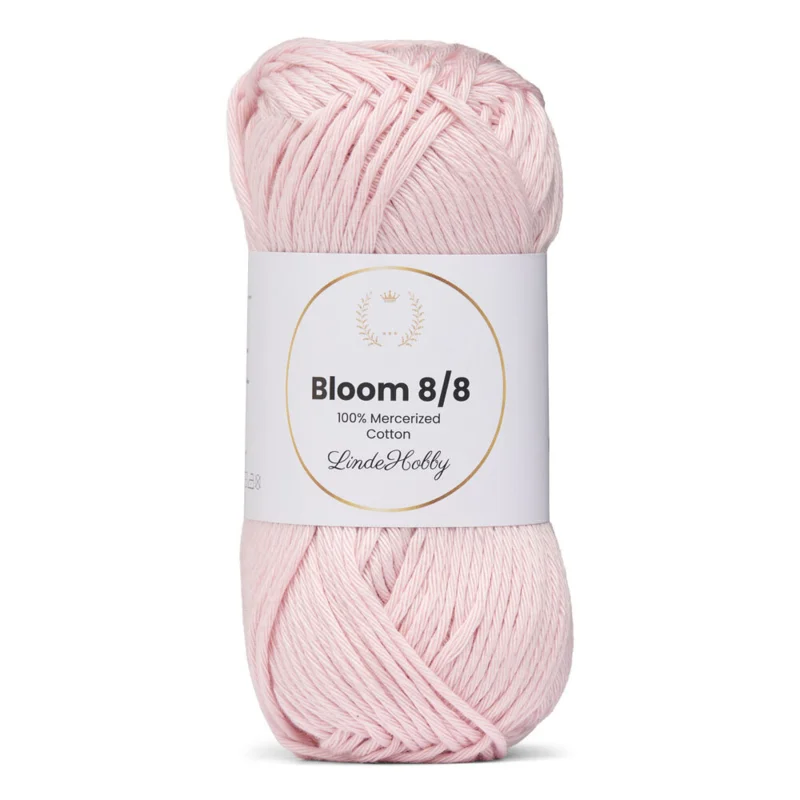 LindeHobby Bloom 8/8 Mercerized Cotton 31 Pastel Pink