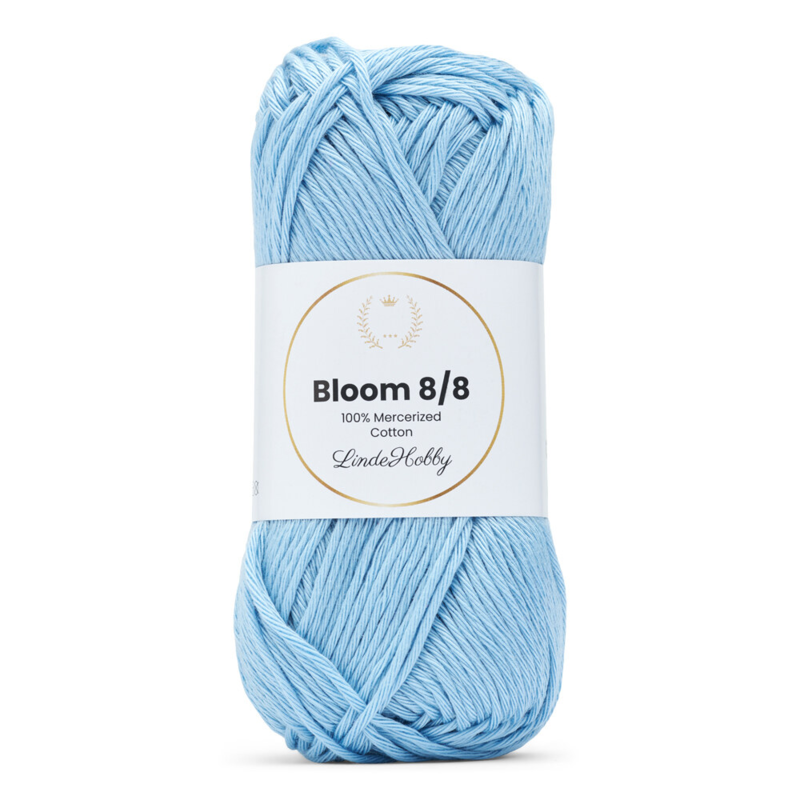LindeHobby Bloom 8/8 Mercerized Cotton 28 Baby Blue